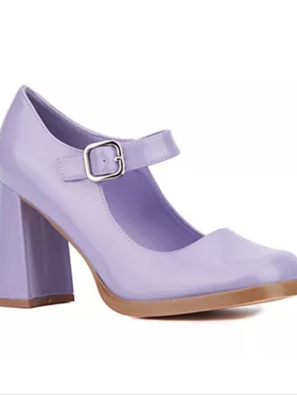 Olivia Miller Women's Mercury Mary Jane Heels Lavender Size 7 NEW